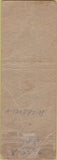 Matchbook Cover - Fred's Tavern Chicago IL pinup POOR