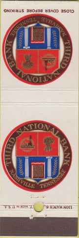 Matchbook Cover - Third National Bank Nashville TN