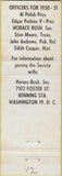 Matchbook Cover - RMS Convention Asbury Park Hotel Columbia NJ White WEAR