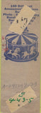 Matchbook Cover - Playdium Salt Lake City pinup WEAR