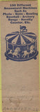 Matchbook Cover - Playdium Salt Lake City pinup WEAR