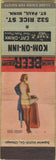 Matchbook Cover - Kom On Inn ST Paul MN pinup WORN