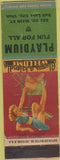 Matchbook Cover - Playdium Salt Lake City pinup WEAR