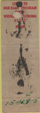 Matchbook Cover - Modern Appliance Equipment St Paul MN girlie propane