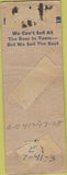 Matchbook Cover - Old Heidelberg Tavern Salt Lake City UT girlie WORN
