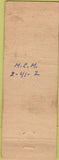 Matchbook Cover - Minnesota Fence Works St Paul MN pinup WEAR