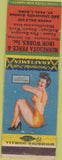 Matchbook Cover - Minnesota Fence Works St Paul MN pinup
