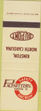 Matchbook Cover - Pacesetters Kinston Safety Dacron Kinston NC DuPont SAMPLE