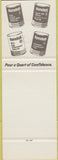 Matchbook Cover - Kendall Oil Gas Total Auto Parts Clearwater FL SAMPLE