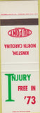 Matchbook Cover - Du Pont Safety DuPont 1973 SAMPLE