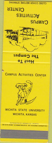 Matchbook Cover - Wichita State Campus Center KS SAMPLE bowling billiards