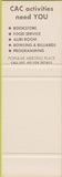 Matchbook Cover - Wichita State Campus Center KS SAMPLE bowling billiards