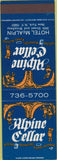 Matchbook Cover - Apline Cellar New York City SAMPLE