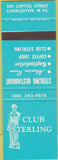 Matchbook Cover - Club Sterling Restaurant Charleston WV SAMPLE girlie