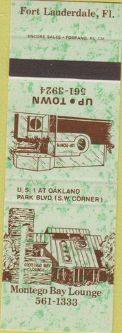 Matchbook Cover - Montego Bay Lounge Fort Lauderdale FL SAMPLE