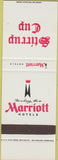 Matchbook Cover - Stirrup Cup Marriott Hotels SAMPLE