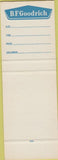 Matchbook Cover - BF Goodrich Silver City Tires Oneida NY SAMPLE