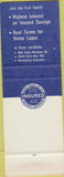 Matchbook Cover - First Federal Savings Loan Warren OH SAMPLE