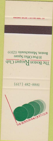 Matchbook Cover - Boston Racquet Club Boston MA SAMPLE