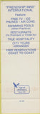 Matchbook Cover - Friendship Inn Arrow Motel Cortez CO SAMPLE