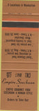 Matchbook Cover - Empire Szechuan New York City Chinese SAMPLE