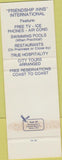 Matchbook Cover - Aggie's Port Angeles Motor Inn Port Angeles WA SAMPLE