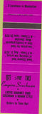 Matchbook Cover - Empire Szechuan New York City Chinese SAMPLE pink