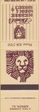 Matchbook Cover - Daniel's Restaurant Lounge Addison IL SAMPLE