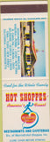 Matchbook Cover - Hot Shoppes Washington DC MD VA PA SAMPLE