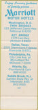 Matchbook Cover - Hot Shoppes Washington DC MD VA PA SAMPLE