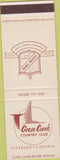 Matchbook Cover - Goose Creek Country Club Leesburg VA SAMPLE
