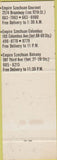 Matchbook Cover - Empire Szechuan New York City Chinese SAMPLE