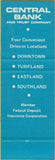 Matchbook Cover - Cnetral Bank Trust Lexington KY SAMPLE