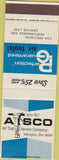 Matchbook Cover - Atsco Air Tool Willoughby OH SAMPLE