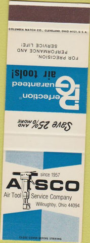 Matchbook Cover - Atsco Air Tool Willoughby OH SAMPLE