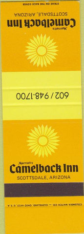Matchbook Cover - Marriott Camelback Inn Scottsdale AZ SAMPLE