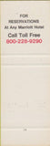 Matchbook Cover - Marriott Camelback Inn Scottsdale AZ SAMPLE