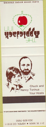 Matchbook Cover - The Applejack Inn Aspen CO SAMPLE