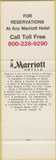 Matchbook Cover - The Windjammer Marriott Hotels