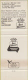 Matchbook Cover - Pine Cone Inn Merced CA SAMPLE WORN