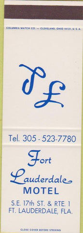 Matchbook Cover - Fort Lauderdale Motel Fort Lauderdale FL SAMPLE