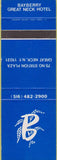 Matchbook Cover - Bayberry Great Neck Hotel Great Neck NY SAMPLE