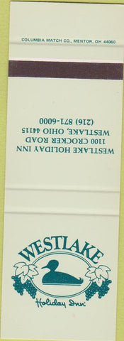 Matchbook Cover - Westlake Holiday Inn Westlake OH SAMPLE