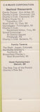 Matchbook Cover - Northville Charley's Northville MI SAMPLE