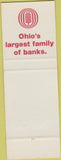 Matchbook Cover - Banc Ohio State Bank New Lexington OH SAMPLE