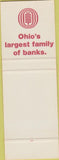 Matchbook Cover - Banc Ohio State Bank Portsmouth OH SAMPLE