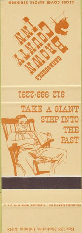 Matchbook Cover - Brown Country Inn Nashville IN