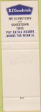 Matchbook Cover - BF Goodrich Tires Tri County Tire Uniontown PA SAMPLE