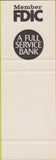 Matchbook Cover - Dairyland State Bank Bruce Sheldon Exeland MN SAMPLE