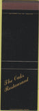 Matchbook Cover - The Oaks Restaurant Houston TX SAMPLE